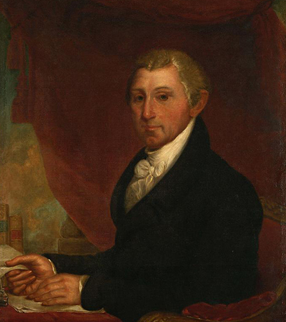 một bức chân dung của James Monroe