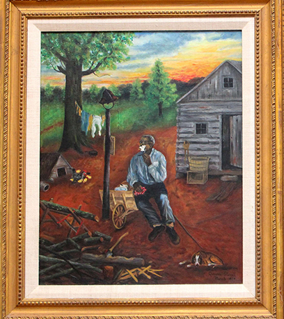 một người đàn ông với dao cạo thẳng vào tối thứ bảy.